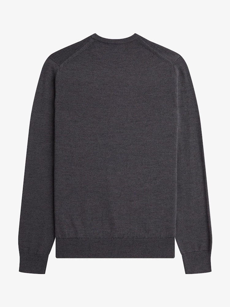 Fred Perry Classic Crew-Neck Jumper - Image 6 of 6