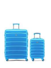 Set Of 2 Large Check-In & Small Carry-On Hardcase Travel Suitcase - Image 1 of 7