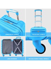 Set Of 2 Large Check-In & Small Carry-On Hardcase Travel Suitcase - Image 5 of 7