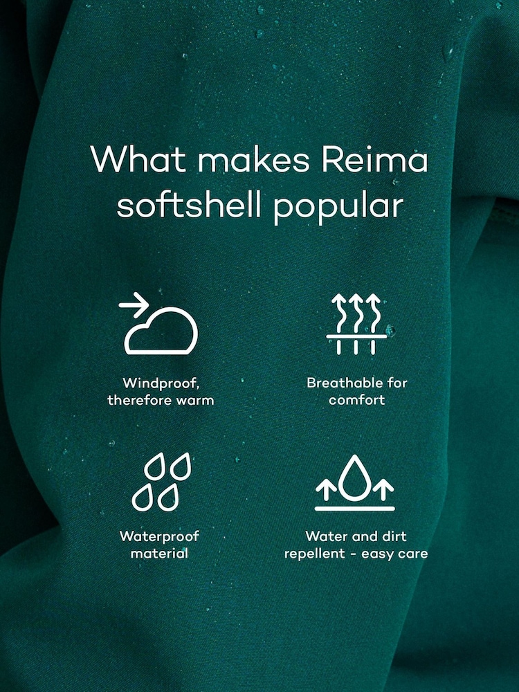Reima Pink Water Resistant Vantti Softshell Jacket - Image 6 of 6