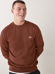 Fred Perry Classic Crew-Neck Jumper - Image 1 of 8