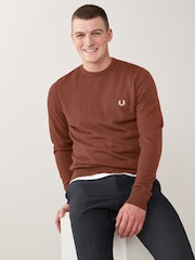 Fred Perry Classic Crew-Neck Jumper - Image 6 of 8