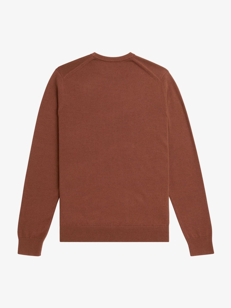 Fred Perry Classic Crew-Neck Jumper - Image 8 of 8