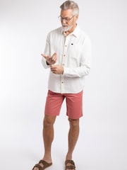 قميص كريب بنمط Geoffery كم طويل ملمس بارز من Weird Fish - Image 3 of 6