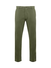 Weird Fish Green Freddie Super Soft Chino Trousers - Image 6 of 7