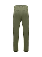 Weird Fish Green Freddie Super Soft Chino Trousers - Image 7 of 7