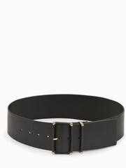 AllSaints Black Erma Wide Belt - Image 2 of 5