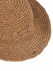 Weird Fish Myra Straw Bucket Hat - Imagen 4 de 4