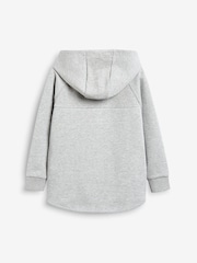 Grey Tech Sportswear Zip Through Hoodie (3-16yrs) - Image 7 of 8
