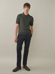 Fred Perry Merino Wool Blend Knitted Polo Shirt - Image 2 of 6