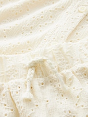 Ecru Cream Oversized Textured Shirt And Shorts Set (3-16yrs) (3-16yrs) - Image 5 of 5