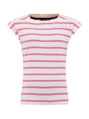 Weird Fish Pink Bowe Striped Jersey T-Shirt - Image 6 of 7