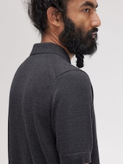Fred Perry Merino Wool Blend Knitted Polo Shirt - Image 3 of 5