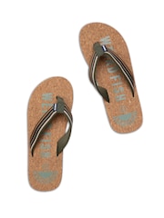 Weird Fish Green Englewood Cork Flip Flops - Image 3 of 3