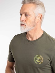 Weird Fish Green Angling Trust Back Print Graphic T-Shirt - Image 4 of 8