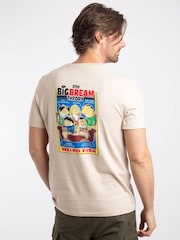 Weird Fish Cream Big Bream Theory Back Print Artist T-Shirt - Image 1 of 6