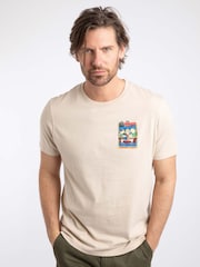 Weird Fish Cream Big Bream Theory Back Print Artist T-Shirt - Image 2 of 6