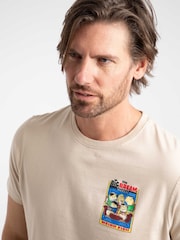 Weird Fish Cream Big Bream Theory Back Print Artist T-Shirt - Image 4 of 6