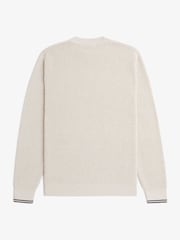 Fred Perry 100% Cotton Waffle Stitch Knitted Jumper - Image 5 of 5