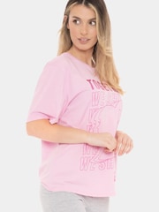Character Pink Together We Shine Ladies Barbie T-Shirt - Image 4 of 5