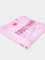 Character Pink Together We Shine Ladies Barbie T-Shirt - Image 5 of 5