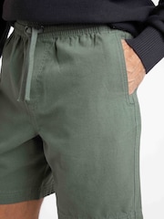 Weird Fish Green Weston Relaxed Canvas Short - Image 3 of 6
