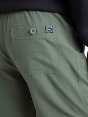 Weird Fish Green Weston Relaxed Canvas Short - Image 4 of 6