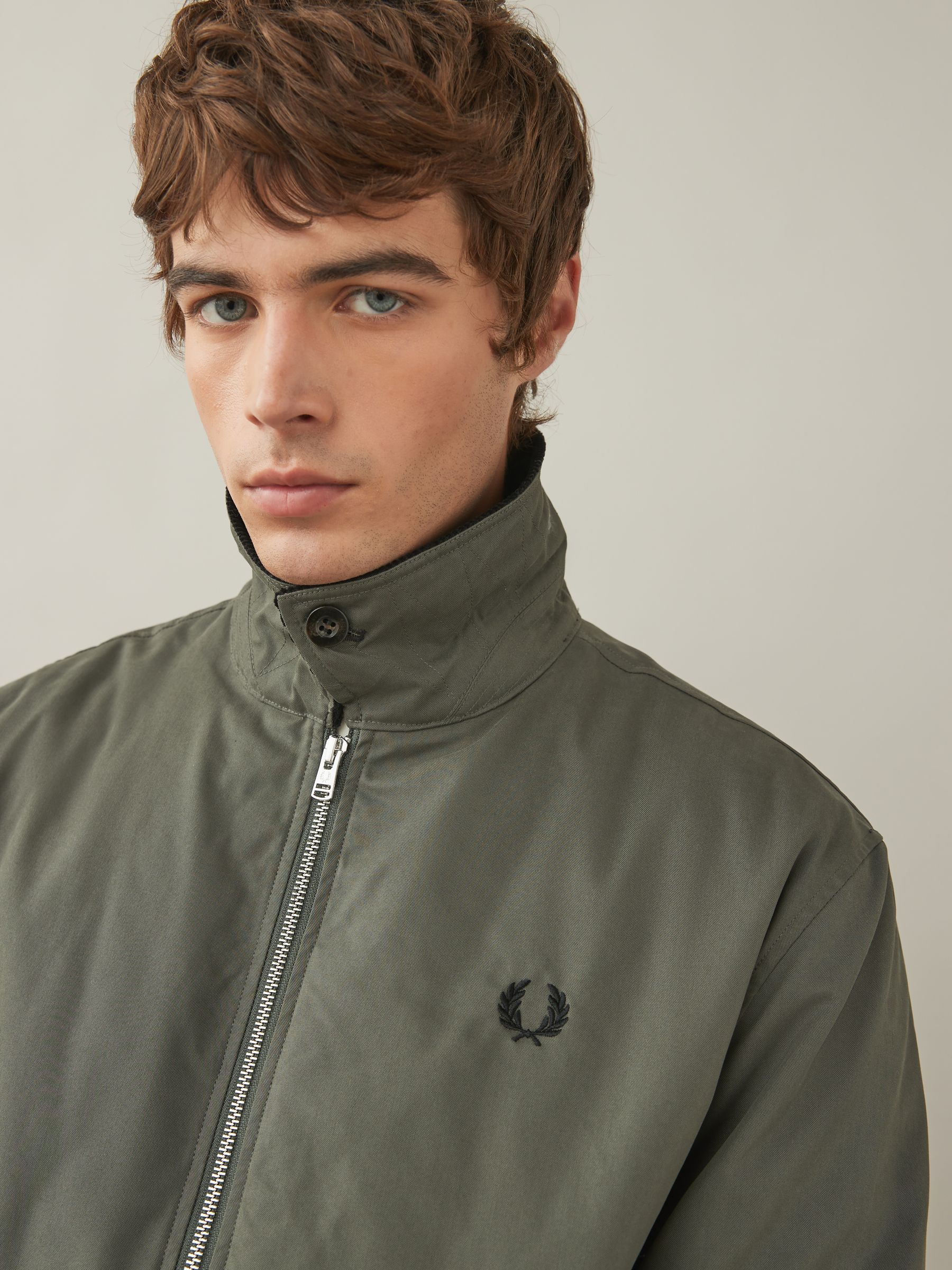 Buy Fred Perry Field Green Caban Jacket from Next Luxembourg