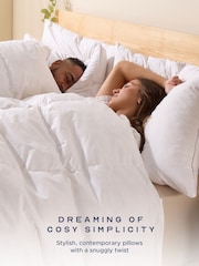 Snuggledown Pair of Duck Feather and Down 100% Cotton Pillows - Image 2 of 9