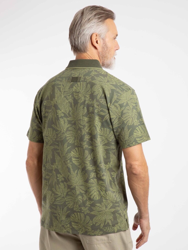 Verde - Polo estampado Sarat de Weird Fish - Imagen 2 de 7