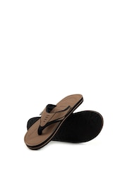 Weird Fish Brown Foster Flip Flops - Image 2 of 4