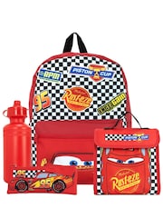 Character Red Cars 4 Pc Backpack Set - Image 1 of 7