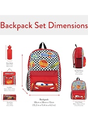 Character Red Cars 4 Pc Backpack Set - Image 7 of 7