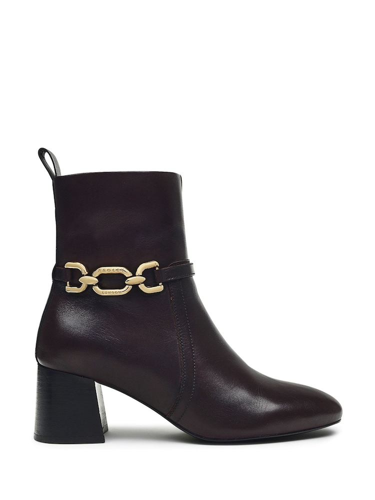 Radley London Cavendish Close Chunky Chain Ankle Boots - Image 1 of 2