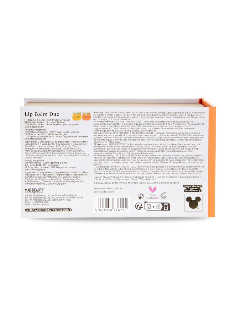 Mad Beauty Winnie Storybook Lip Balm Collection - Image 8 of 8 Mad Beauty Winnie Storybook Lip Balm Collection - Image 8 of 8