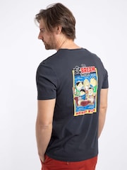 Weird Fish Blue Big Bream Theory Back Print Artist T-Shirt - Image 1 of 6