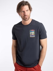 Weird Fish Blue Big Bream Theory Back Print Artist T-Shirt - Image 4 of 6