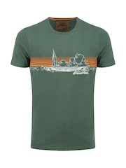 Weird Fish Green Nautical Sky Front Print Graphic T-Shirt - Image 5 of 6