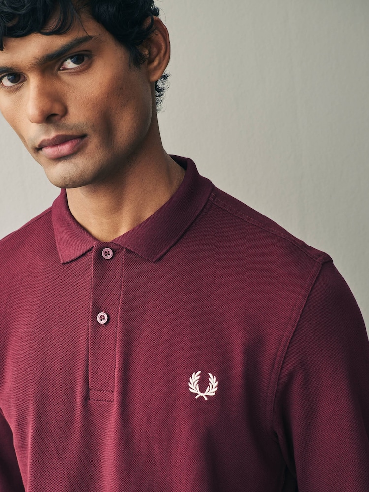 Fred Perry Plain Polo Shirt - Image 4 of 4