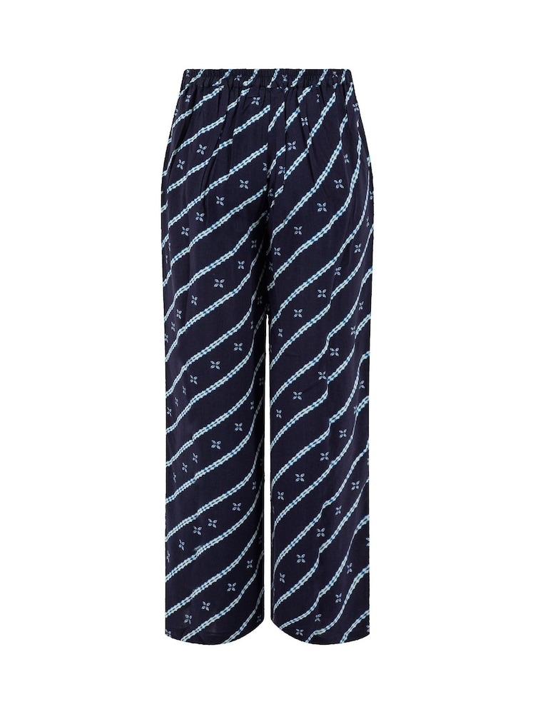 Weird Fish Mounira Printed Wide Leg Trousers - Imagen 6 de 6