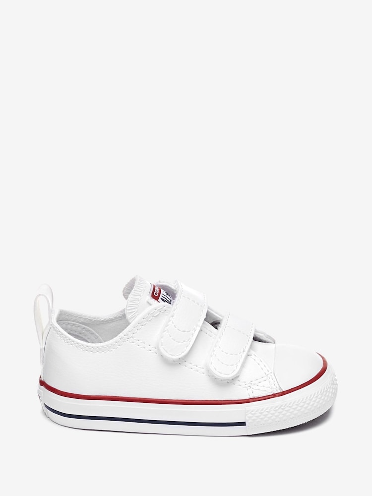 Converse White Chuck Ox 2V Infant Trainers - Image 5 of 9