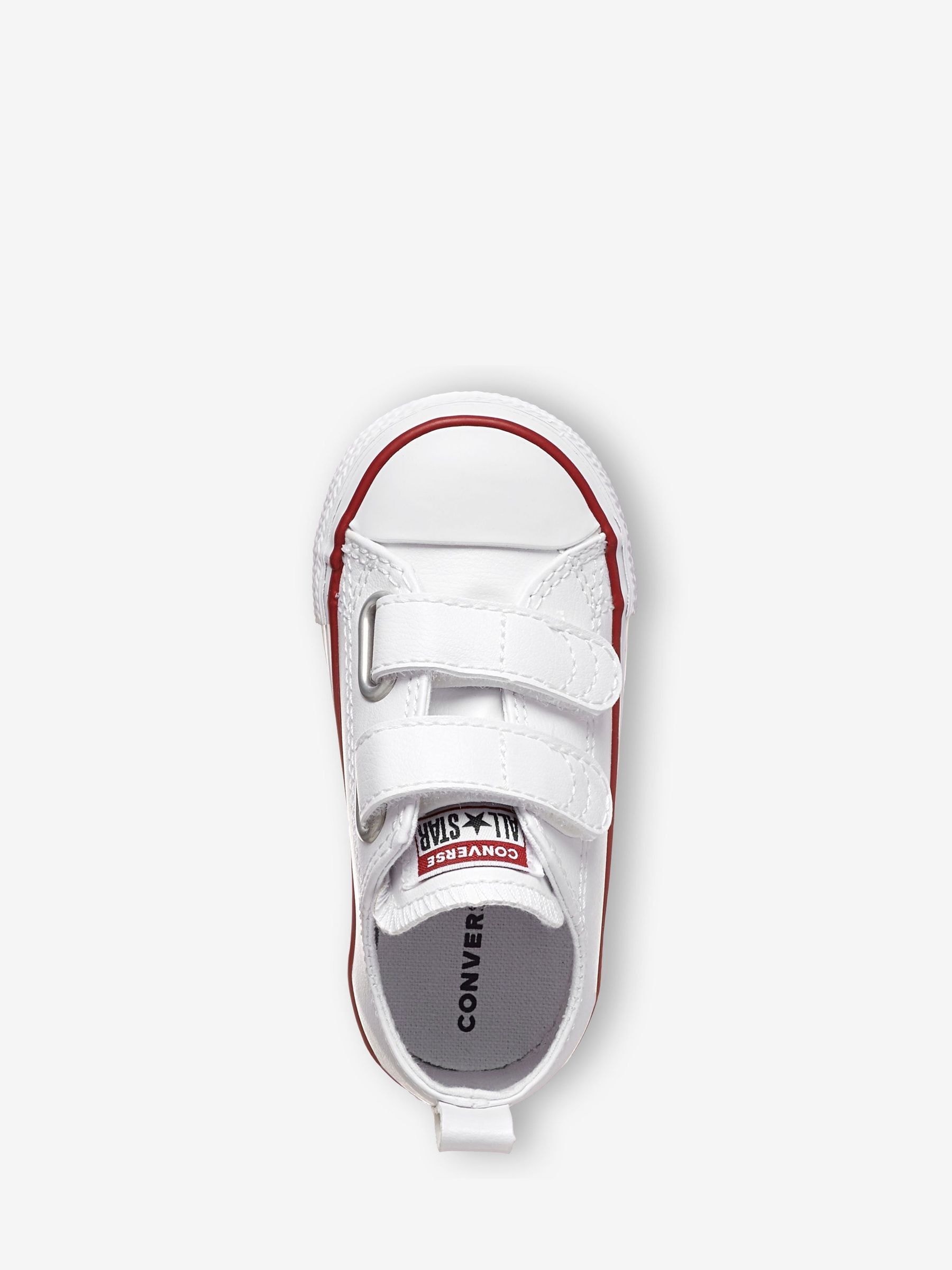 Converse white leather infant clearance