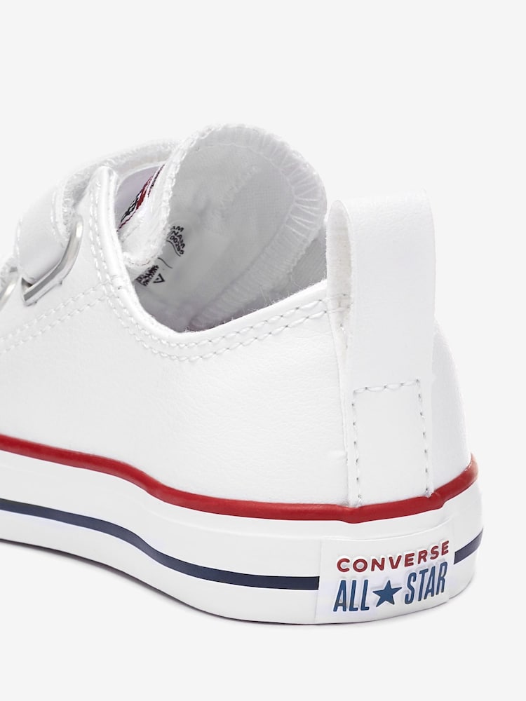 Converse White Chuck Ox 2V Infant Trainers - Image 8 of 9