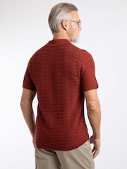 Weird Fish Emmet Trophy Neck Knitted Polo Shirt - Imagen 2 de 7