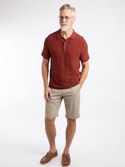 Weird Fish Emmet Trophy Neck Knitted Polo Shirt - Imagen 3 de 7