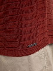 Weird Fish Emmet Trophy Neck Knitted Polo Shirt - Imagen 5 de 7