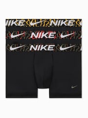 Nike Black Essential Micro Boxer Trunks 3 Pack - Image 1 of 4