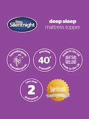 Silentnight White Deepsleep Mattress Topper - Image 8 of 8