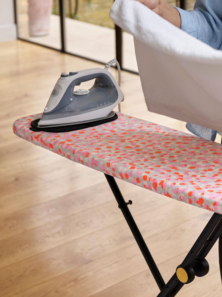 Joseph Joseph Pink Glide Compact Ironing Board Peach Blossom - Image 1 of 7