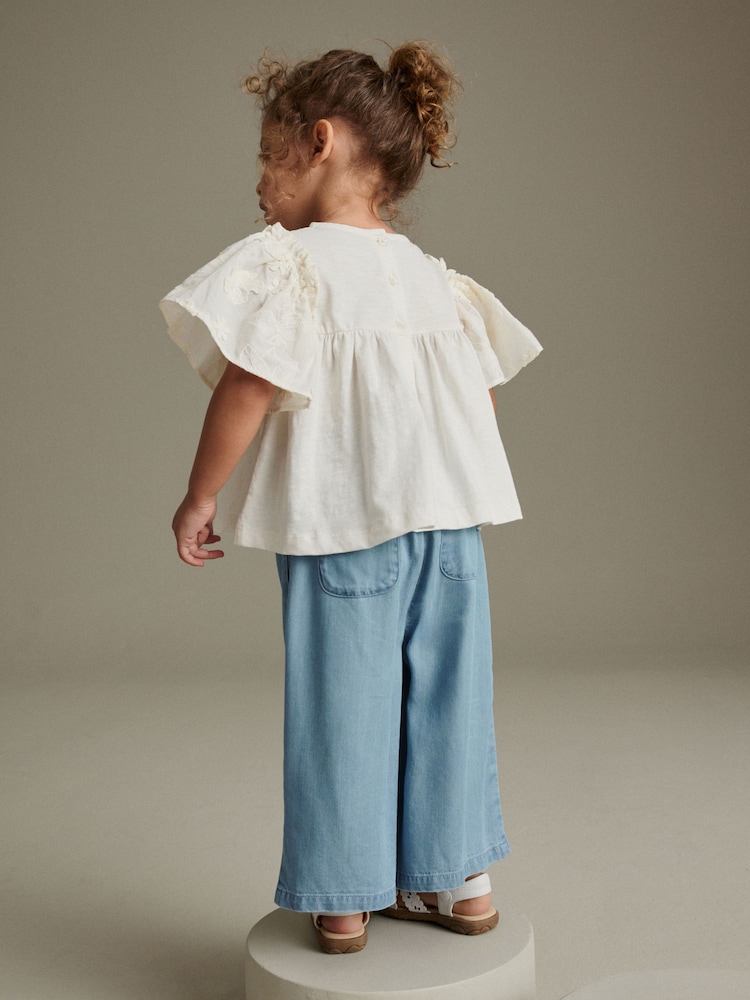 Denim Wide Leg Trousers (3mths-7yrs) - Image 2 of 9